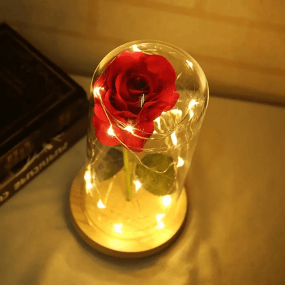 BELLAGIO - Eternal Enchanted Rose under LED bell jar - Limited Edition