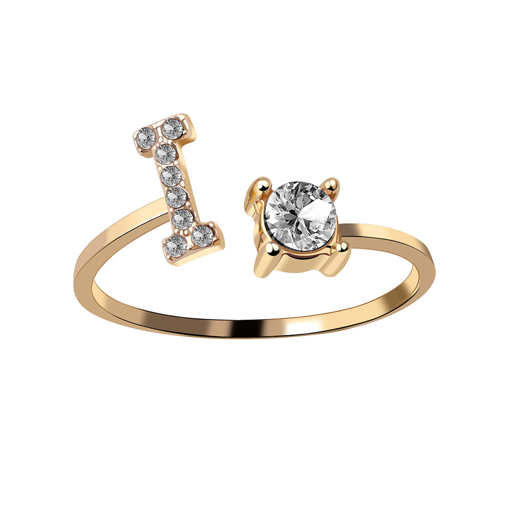 BELLAGIO - "Initial Touch" ADJUSTABLE RING + PINK BOX